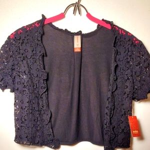 Black Laced Shrug